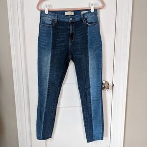 PacSun | Women's High-Rise Two Tone Raw Hem Ankle Jegging Sz 27